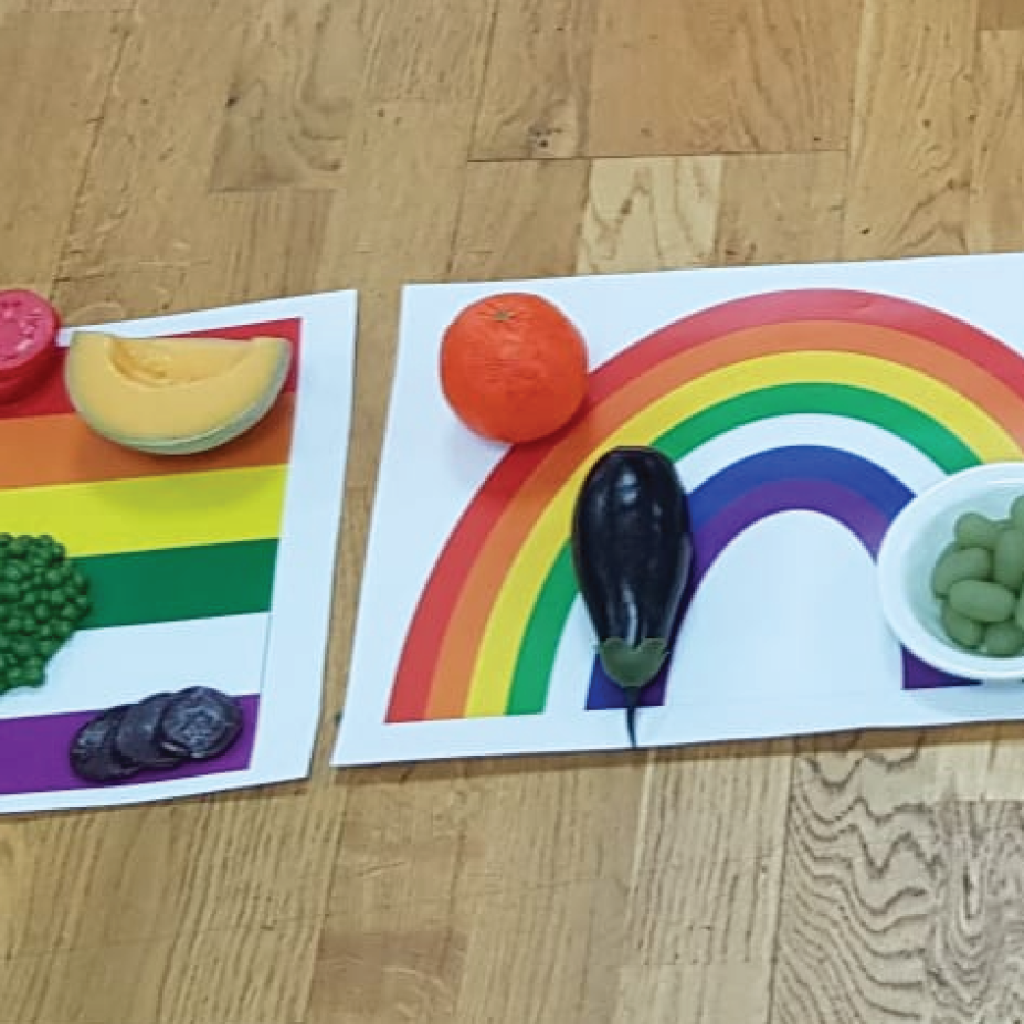 An Energise food rainbow