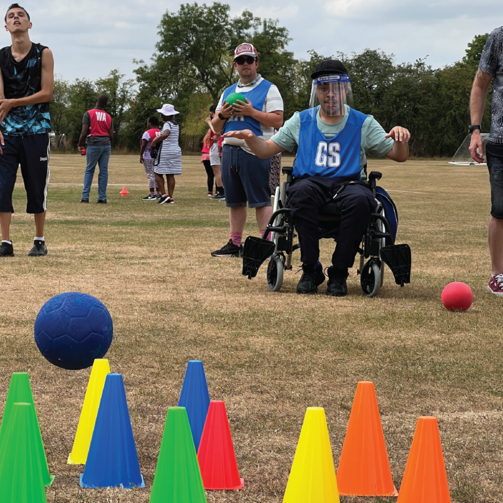 Members at Sports Day